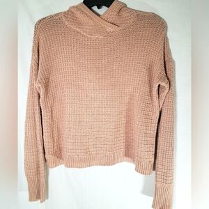 Victoria's Secret Pink Oversized Waffle Knit Hoodie Sz S